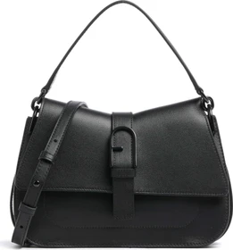 Furla Flow M Schultertasche schwarz