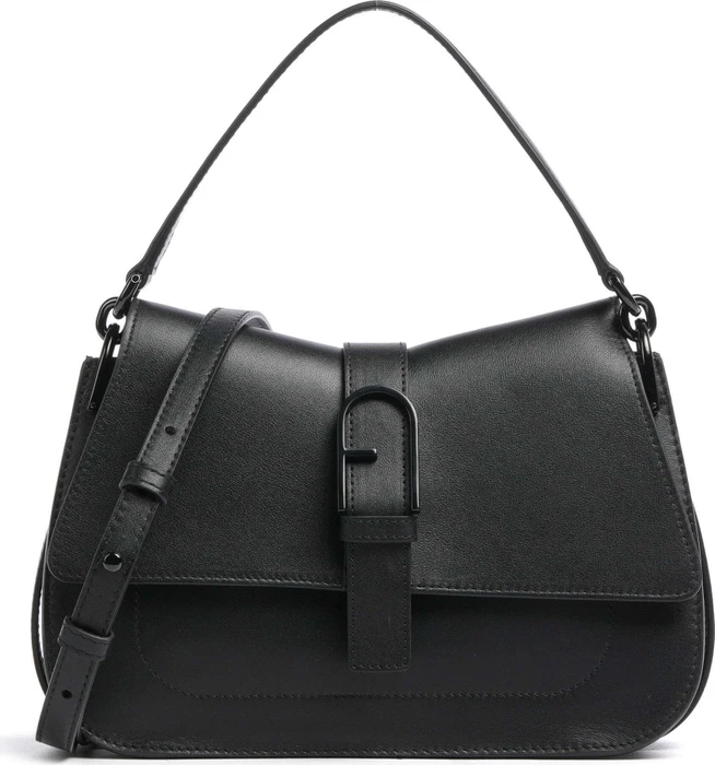 Furla Flow M Schultertasche schwarz