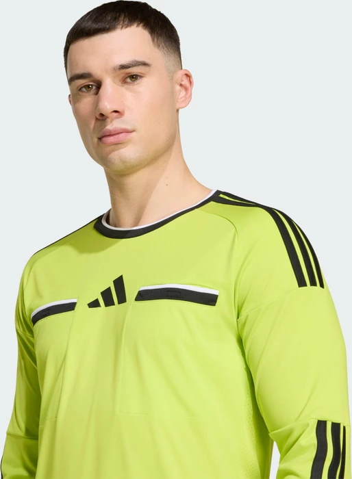 adidas Referee 26 Trikot langarm team semi sol yellow/black (Herren) (KB2987) – Bild 6