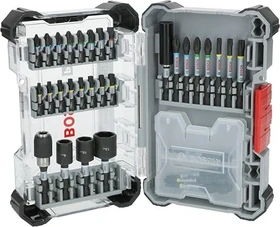 Bosch Professional PRO Impact Bitset/Steckschlüsselsatz inkl. Werkzeugbox, 33-tlg.
