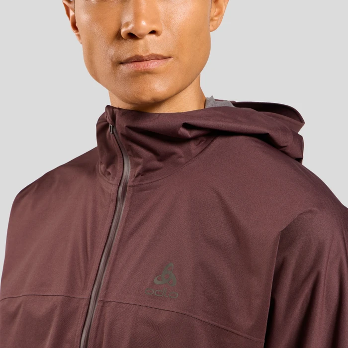 Odlo Waterproof X-Alp Performance Knit Laufjacke fudge (Herren)