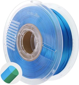 AzureFilm PLA Silk, Dual Color Emerald Surf, Spule, 1.75mm