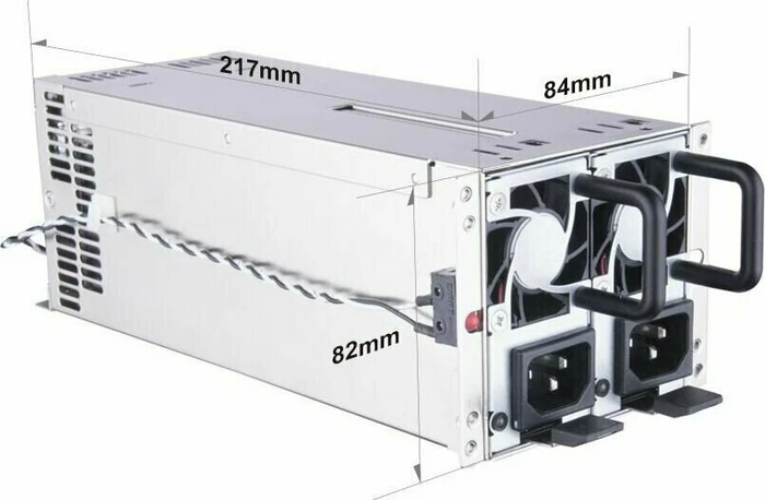 SilverStone Gemini GM800-2UG Gold 800W, 2HE-Servernetzteil