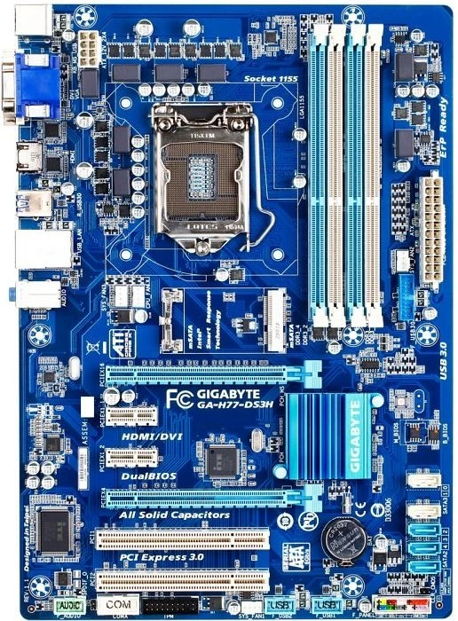 GIGABYTE GA-H77-DS3H (Rev. 1.1) (Intel 1155)