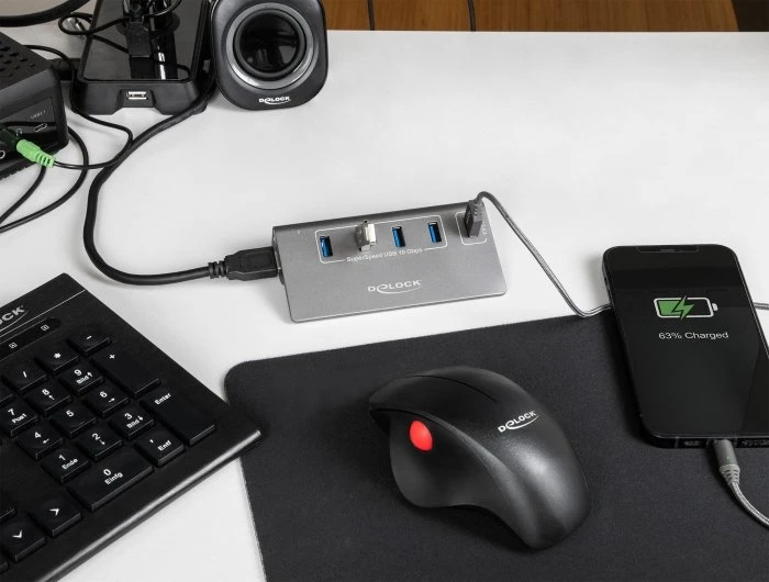 DeLOCK USB-Hub, 5x USB-A 3.1, USB-A 3.1 [Buchse]