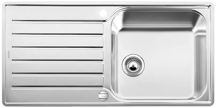 Blanco Lantos XL 6 S-IF Becken reversibel mit Ablauffernbedienung edelstahl