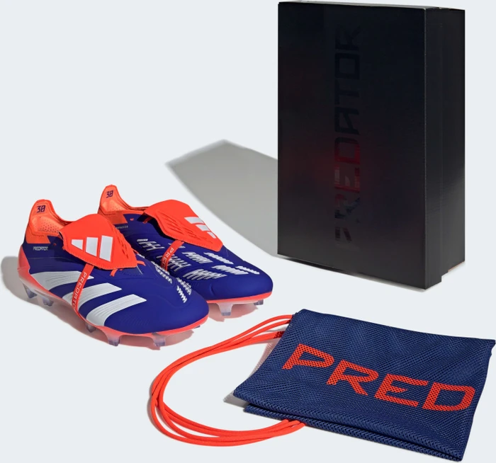 adidas Predator Elite Fold-Over Tongue FG lucid blue/cloud white/solar red