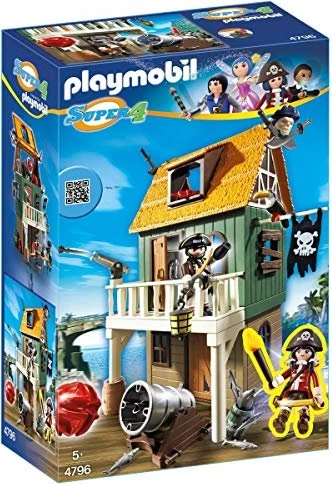 playmobil Super 4 Getarnte Piratenfestung mit Ruby