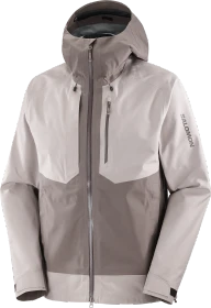 Salomon Outline 3L Gore-Tex Funktionsjacke iron/etherea (Herren)