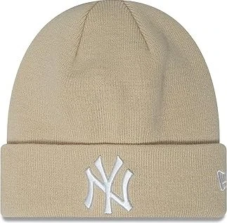 New Era New York Yankees League Essential Cuff Beanie beige