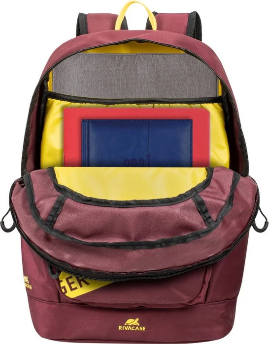 RivaCase Erebus 5421 Stadtrucksack Laptop Rucksack 13.3", burgundy rot