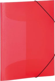 Herma Sammelmappe, A4, rot/transparent, 3er-Pack