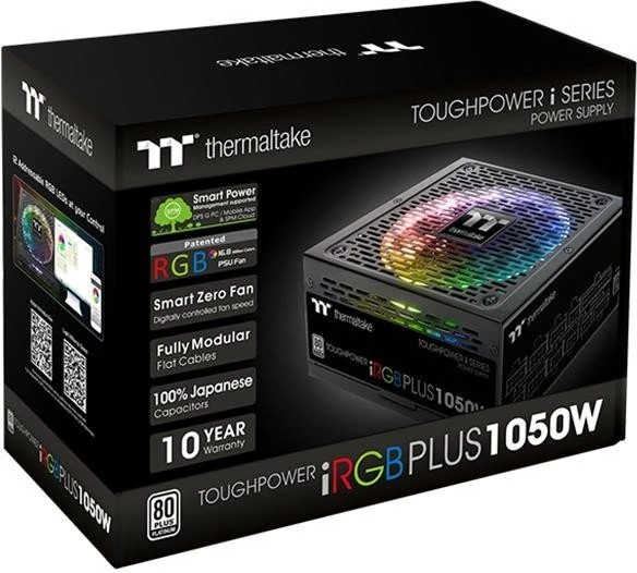 Thermaltake Toughpower iRGB Plus Platinum TT Premium Edition 1050W, ATX 2.4