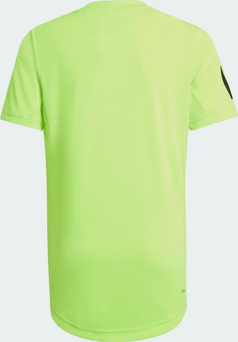 adidas Club Tennis 3-Streifen Funktionsshirt kurzarm lucid lemon (Junior)