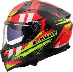 LS2 FF811 Vector II Carbon Tantic schwarz/rot/gelb
