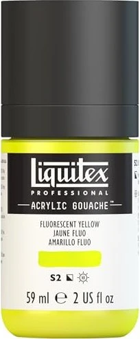 Liquitex Professional Acrylic Gouache fluorescent yellow, 59ml