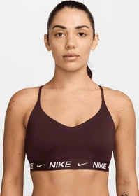 Nike Indy Light Support Sport-BH burgundy crush/white (Damen)