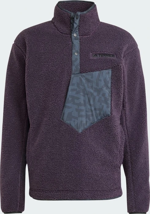 adidas Terrex Xploric High Pile Fleece Pullover aurora black (Herren)