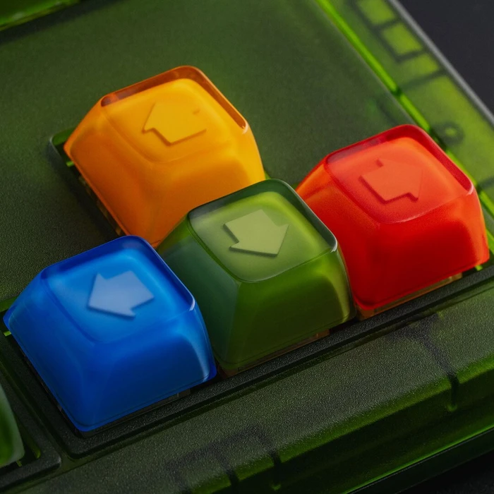 8BitDo Retro 87 Mechanical Keyboard, Xbox Edition, grün, Kailh Box Jellyfish X, USB/Bluetooth, FR