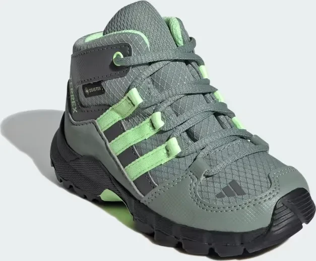 adidas Terrex Mid GTX silver green/green spark/grey four (Junior)