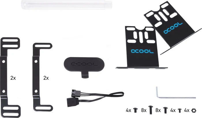 Alphacool Core 200 Aurora D5/VPP Acetal/Acryl mit Pumpe VPP655
