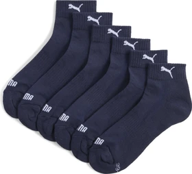 Puma Cushioned Quarter Socken navy, 3 Paare