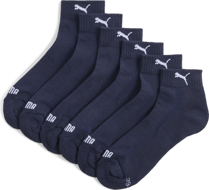 Puma Cushioned Quarter Socken, 3 Paare
