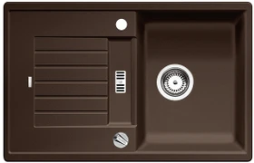 Blanco Zia 45 S Becken reversibel mit Ablauffernbedienung cafe