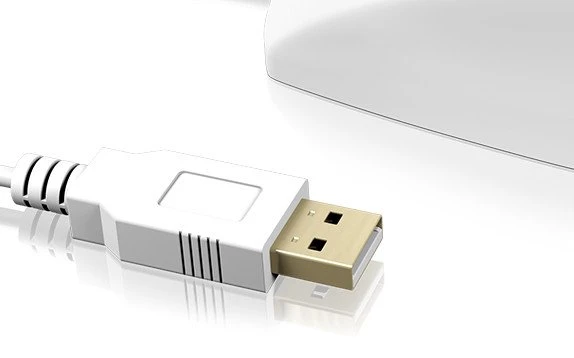 KeySonic KSM-5030M-W weiß, USB