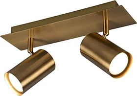 Trio Marley Spot 2-flammig altmessing