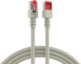 EFB Elektronik Patchkabel, Cat6, S/FTP, RJ-45/RJ-45, 0.15m, grau