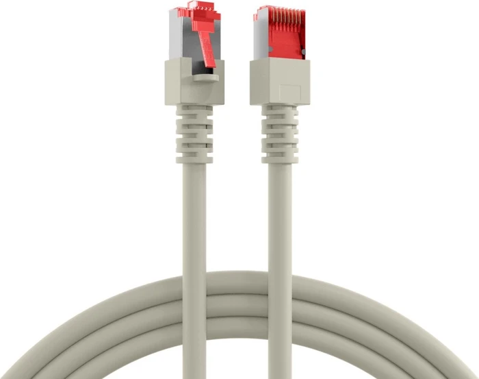 EFB Elektronik Patchkabel, Cat6, S/FTP, RJ-45/RJ-45, 0.15m, grau