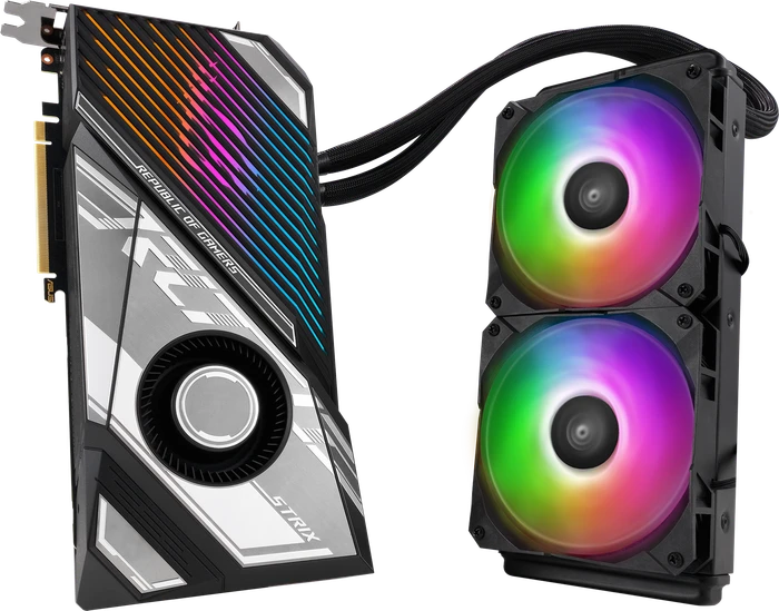 ASUS ROG Strix LC GeForce RTX 3090 Ti, ROG-STRIX-LC-RTX3090TI-24G-GAMING, 24GB GDDR6X, 2x HDMI, 3x DP
