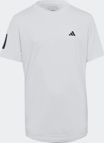 adidas Club Tennis 3-Streifen Funktionsshirt kurzarm weiß (Junior)