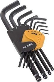 Proxxon MicroMot Innensechskant Winkelschlüsselsatz, 9-tlg.