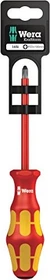 Wera Kraftform Plus Serie 100 VDE 165 i PZ SB Pozidriv Schraubendreher, PZ2x100mm