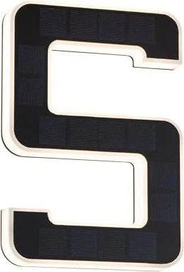 Paulmann Outdoor Solar Hausnummer 5 LED Hausnummernleuchte