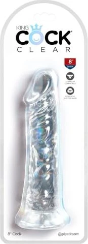 Pipedream King Cock 8" Cock clear