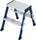 Krause Monto Rolly blau 2-tlg. Trittleiter, 2x 2 Stufen (130082)
