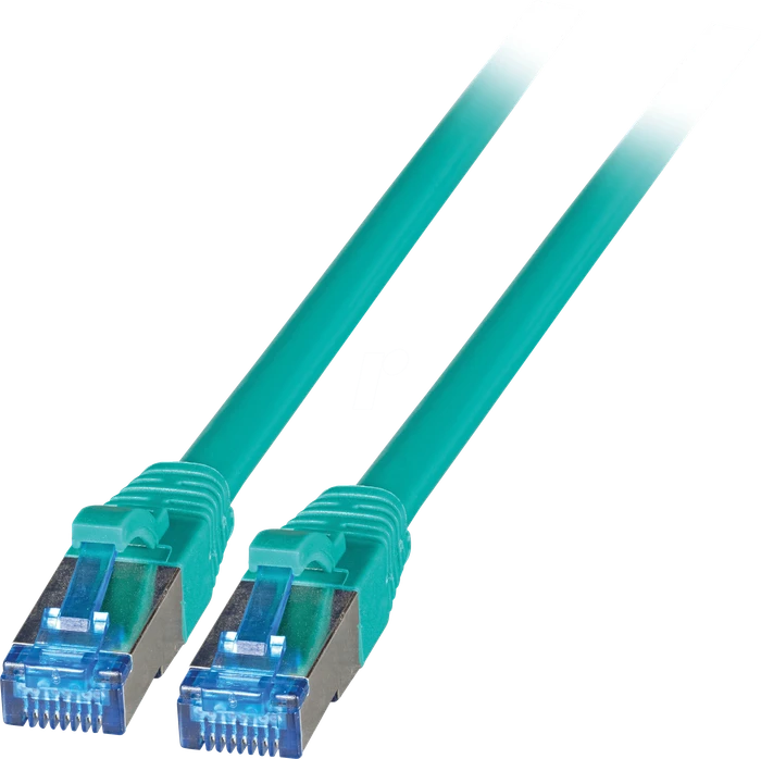 EFB Elektronik TPE Superflex Patchkabel, Cat7/Cat6a, S/FTP, RJ-45/RJ-45, 15m, grün