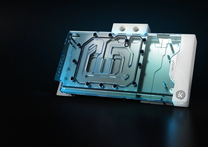 EK Water Blocks Quantum Line EK-Quantum Vector² Strix/TUF RTX 4090 D-RGB White Edition, Nickel, Acryl