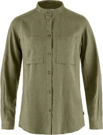 Fjällräven Övik Hemp Hemd langarm grün (Damen)