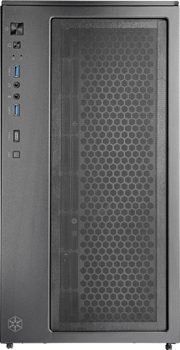 SilverStone Lucid 05, schwarz, Glasfenster