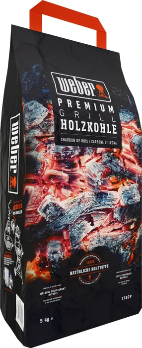 Weber Premium Holzkohle, 5kg