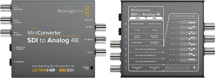 Blackmagic Design MiniConverter Mini Converter SDI to Analog 4K