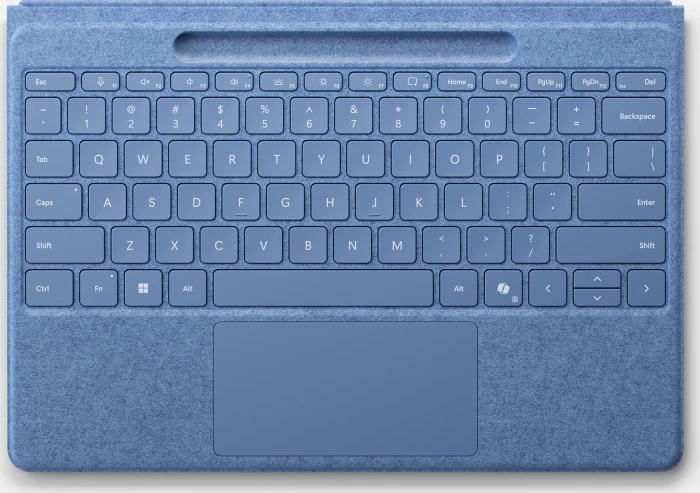 Microsoft Surface Pro Flex Keyboard mit Slim Pen mit Copilot-Taste, Saphir, DE