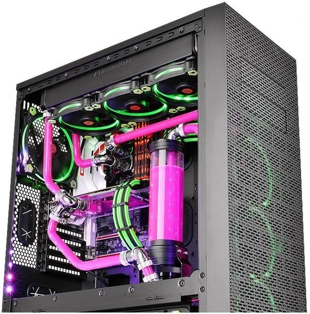 Thermaltake Pacific Rohranschluss 45° G1/4" auf 16mm, chrome