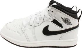 Nike Air Jordan 1 Mid weiß/schwarz (Junior)