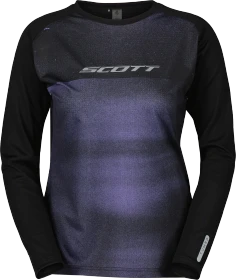 Scott Trail Tuned Trikot langarm black/swish purple (Damen)