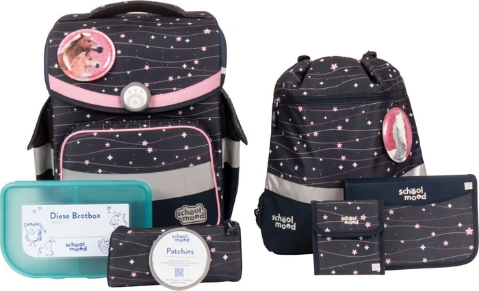 School-Mood Timeless Air+ Ella Schultaschen-Set, 7-tlg.